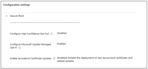 Settings Catalog Intune