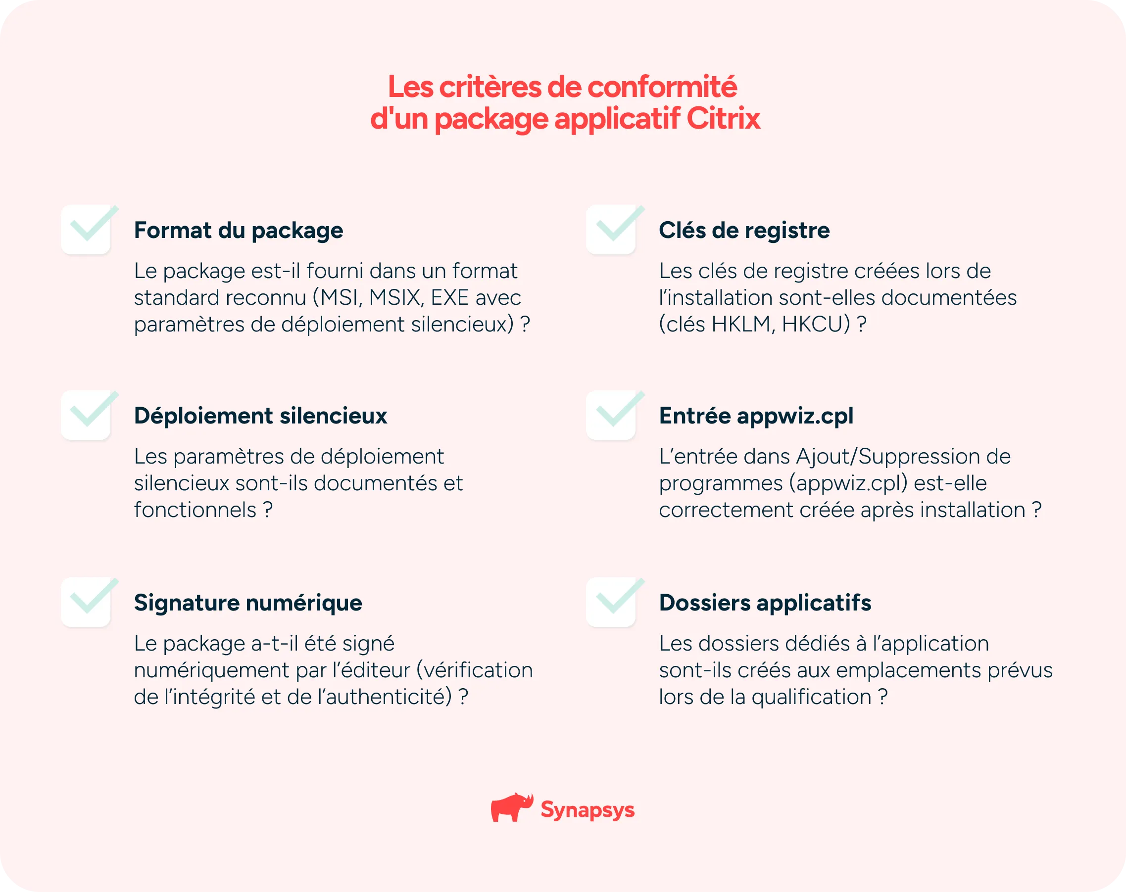 Citrères De Conformité Citrix