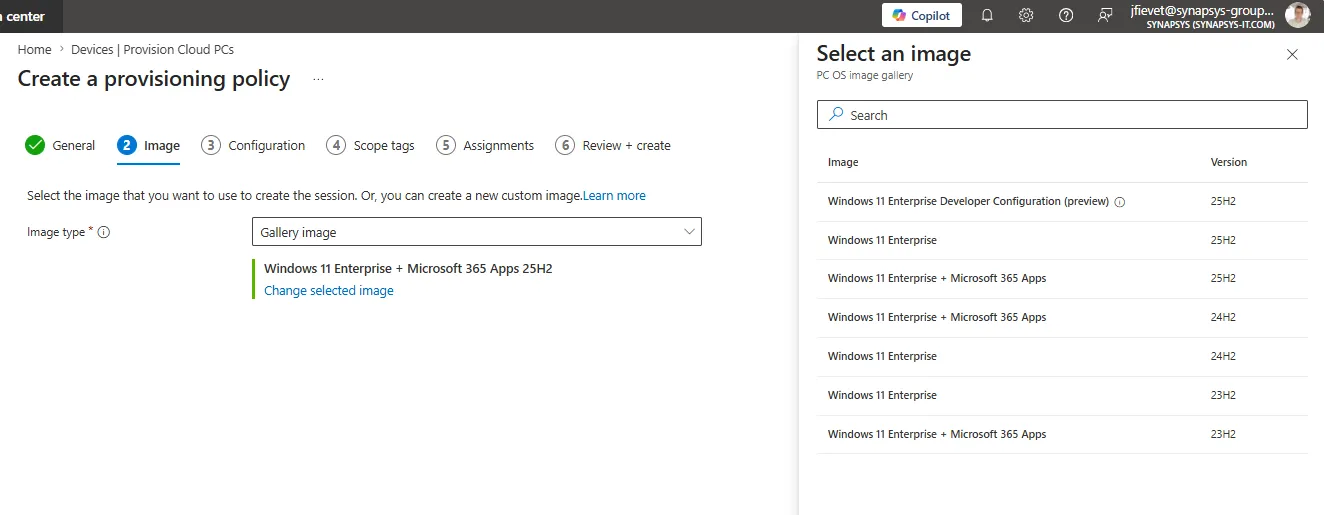 Windows365 Developer Configuration Microsoft Build 2026