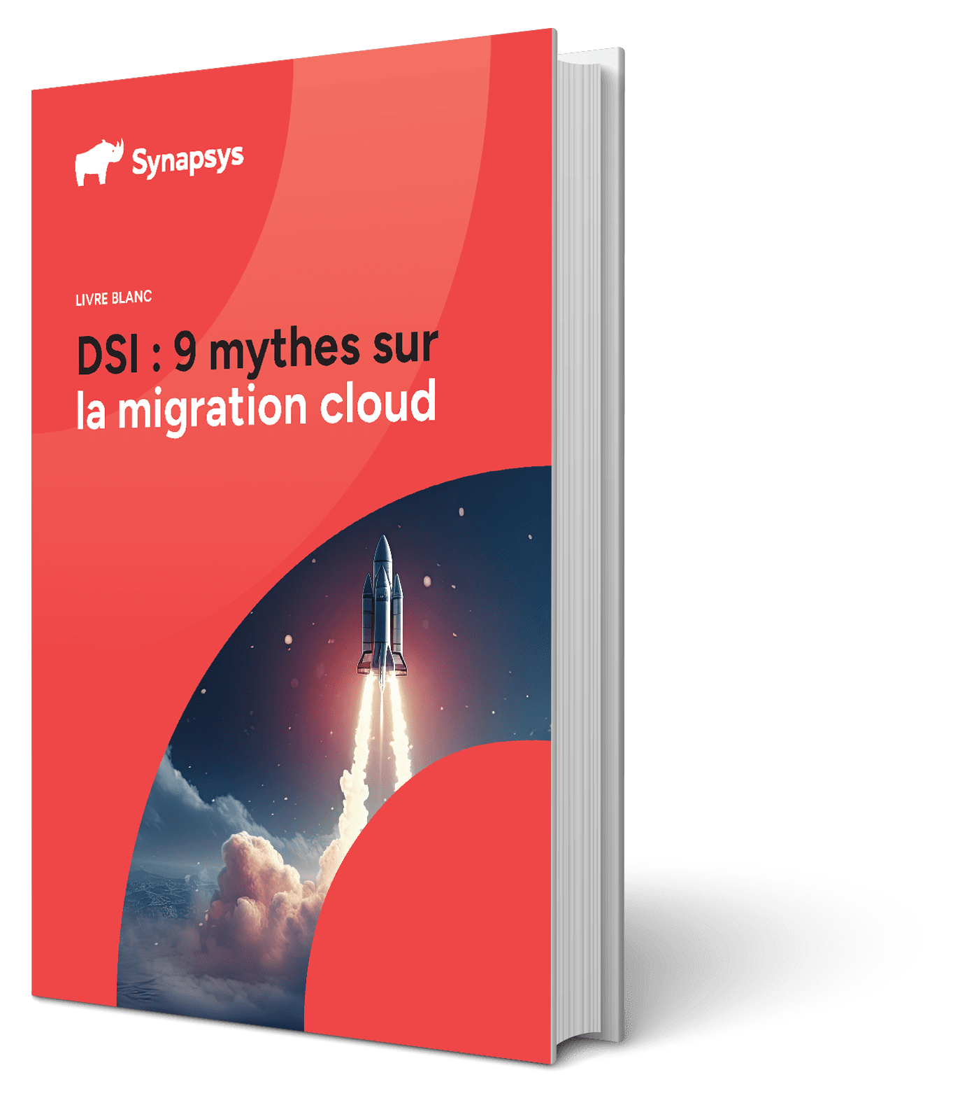Mock Up Livre Blanc Avec Ombre Migration Cloud