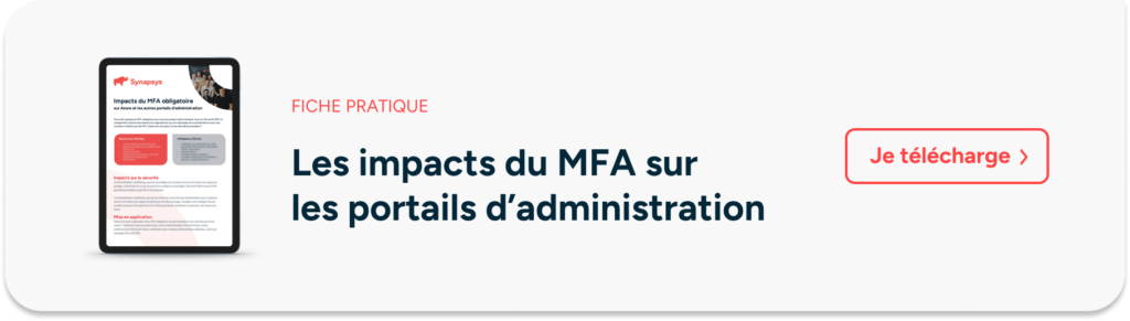 impact double authentification mfa microsoft