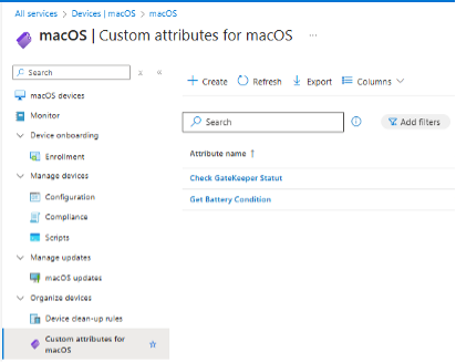 Les Custom Attributes pour Mac dans Intune