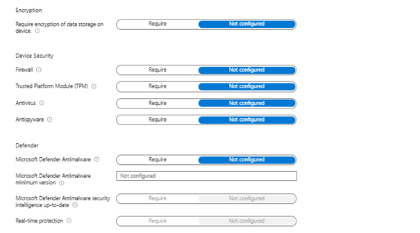 Regle Encryption Par Defaut Microsoft Intune