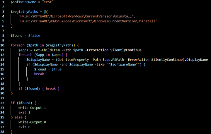 Script Powershell De Détection Sccm Mecm